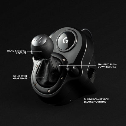 920 Driving Force Racing Wheel and Pedals, Force Feedback +  Driving Force Shifter - Xbox Series X|S, Xbox One and PC, Mac - Black