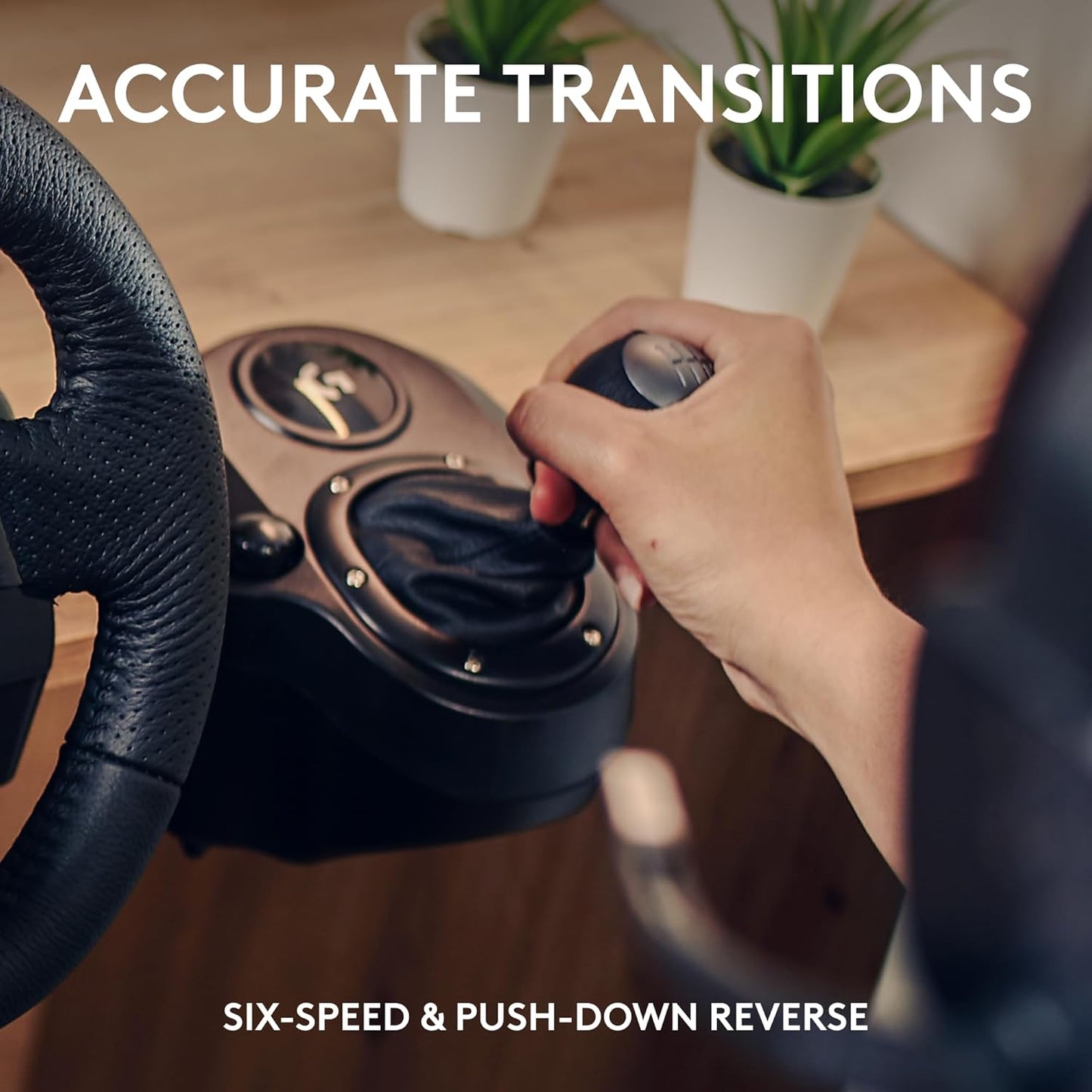 920 Driving Force Racing Wheel and Pedals, Force Feedback +  Driving Force Shifter - Xbox Series X|S, Xbox One and PC, Mac - Black